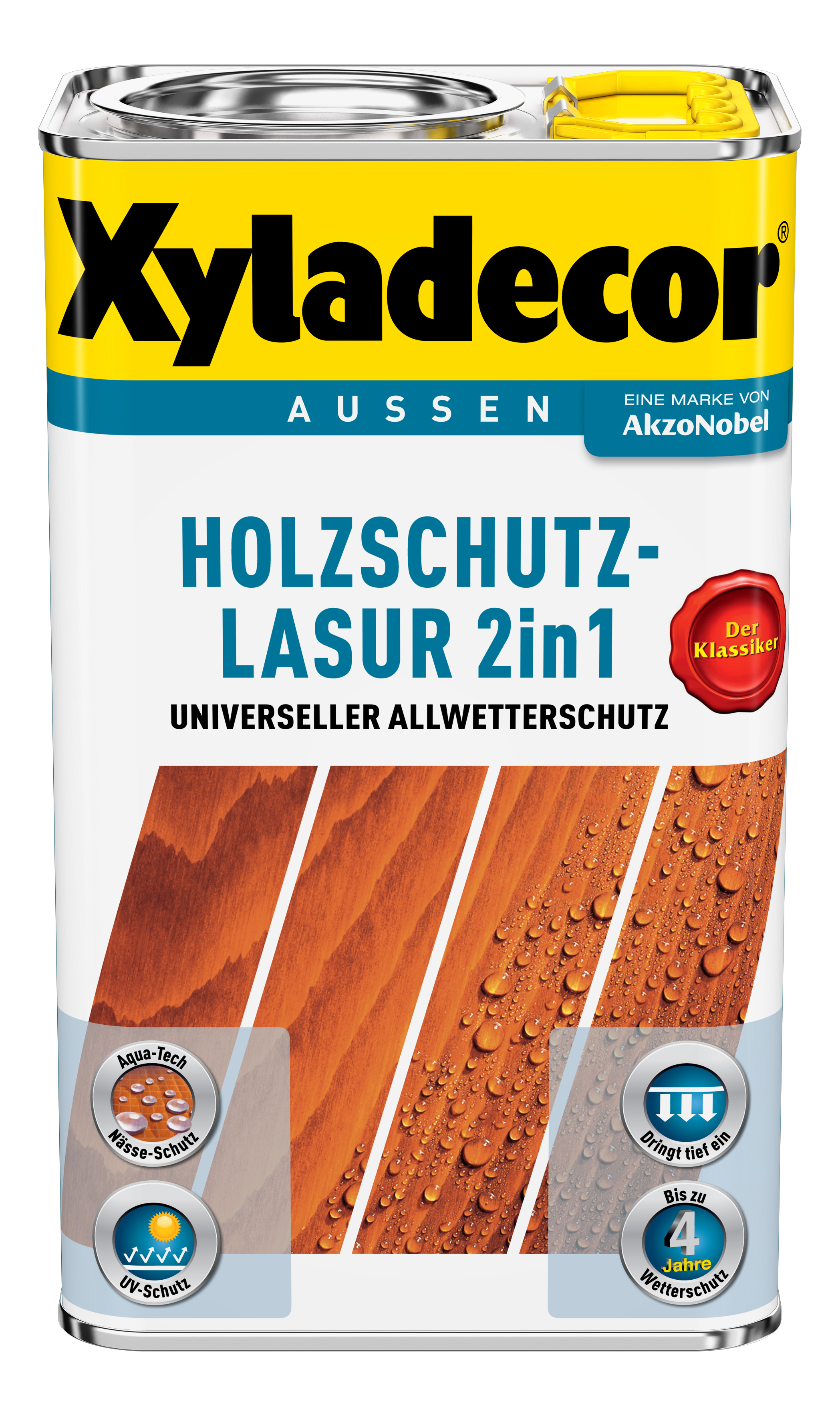 Xyladecor Holzschutz-Lasur teak 750 ml
