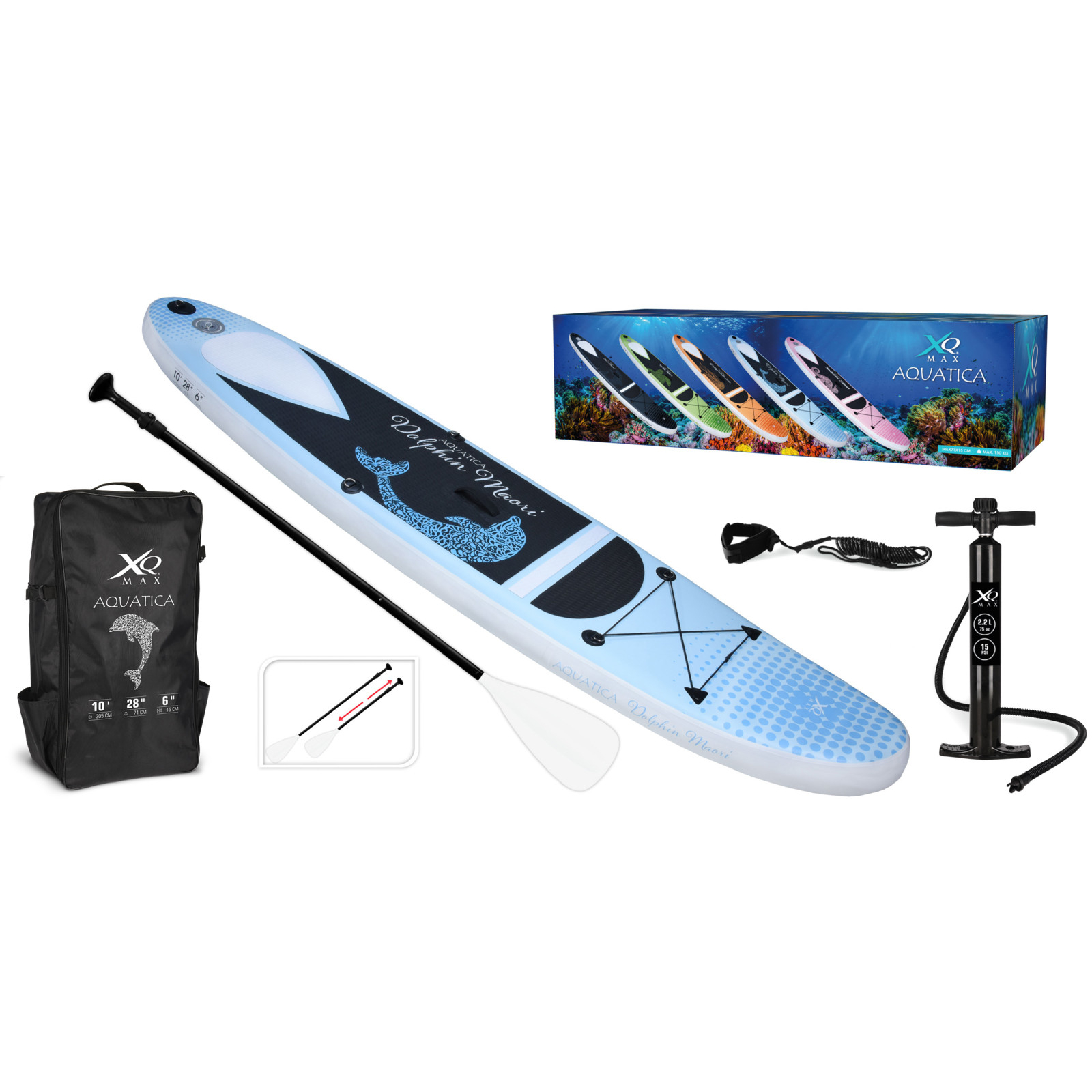 XQ Max Aquatica Delphin SUP gerundetes Modell