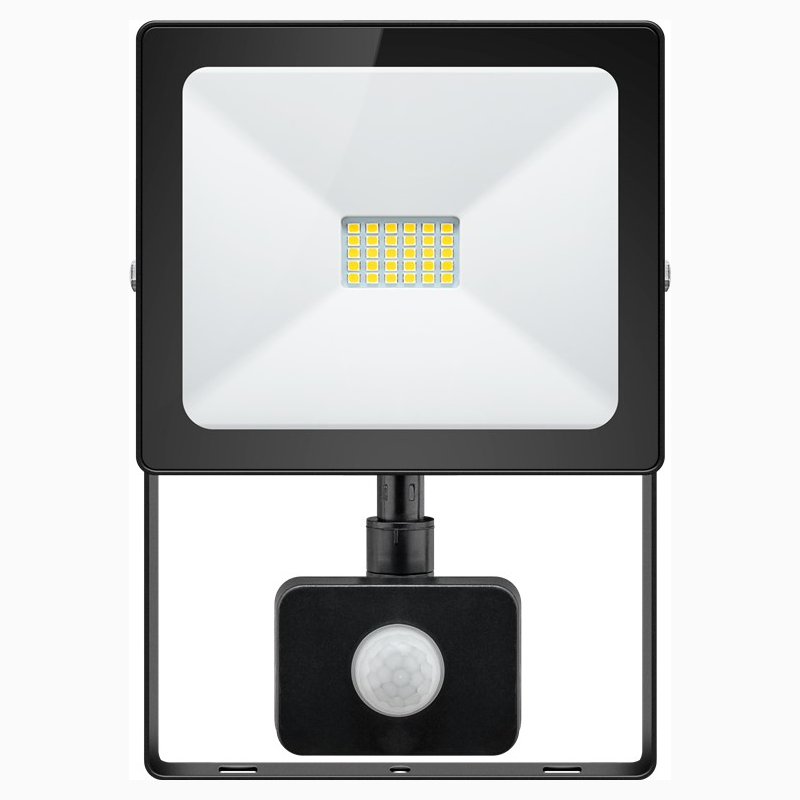 Goobay LED-Außenstrahler 20 W Slim Classic mit Bewegungsmelder
