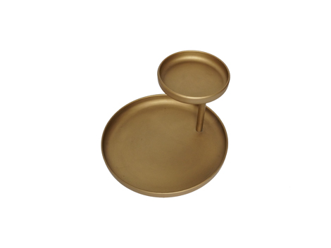 House of Nature Etagere Bodino 23 cm gold