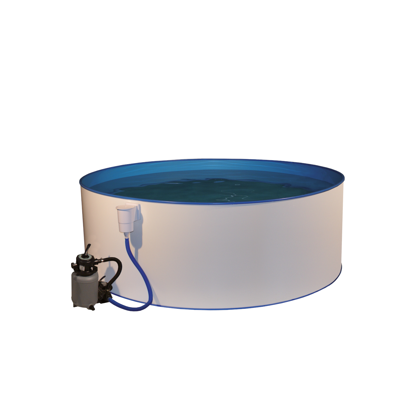 BWT MyPool Poolset Trend rund Ø 3,50 x 1,20 m weiß Sandfilteranlage