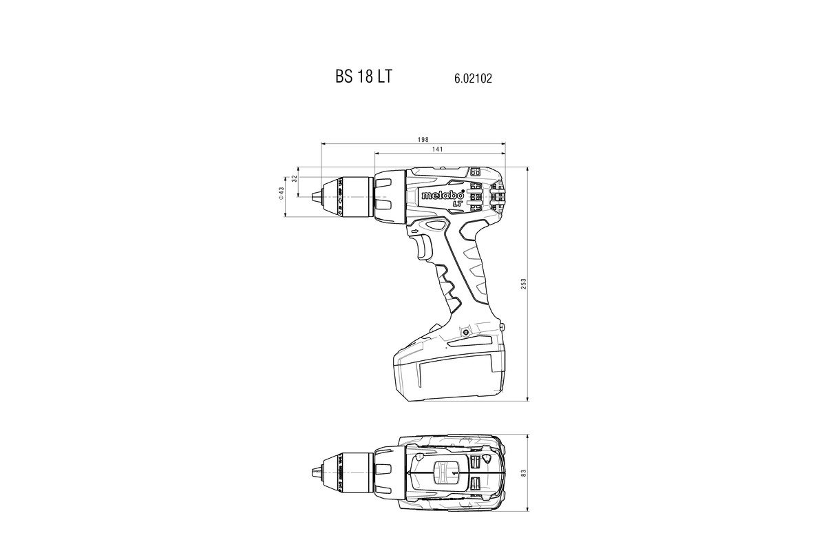 Metabo Combo-Set 2.1.2 18V mit BS18LT + SSW18LTX200