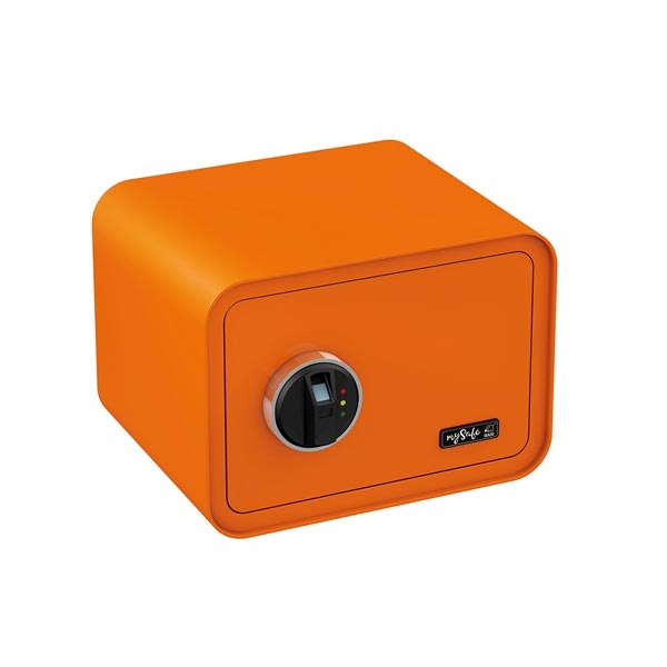 Basi mySafe 350 Möbeltresor orange mit Fingerprint 