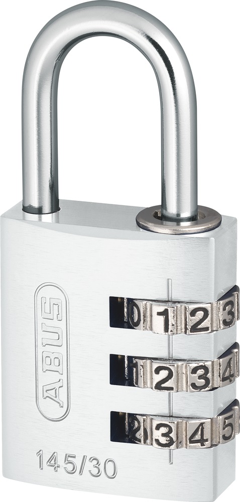 Abus Aluminium-Zahlenschloss 145/30,silber