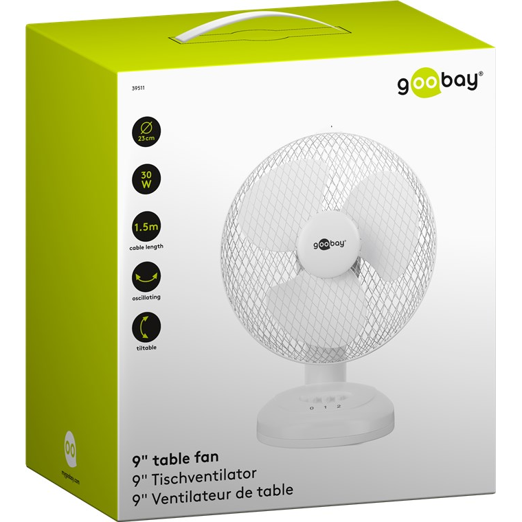 Goobay 9 Zoll Tischventilator