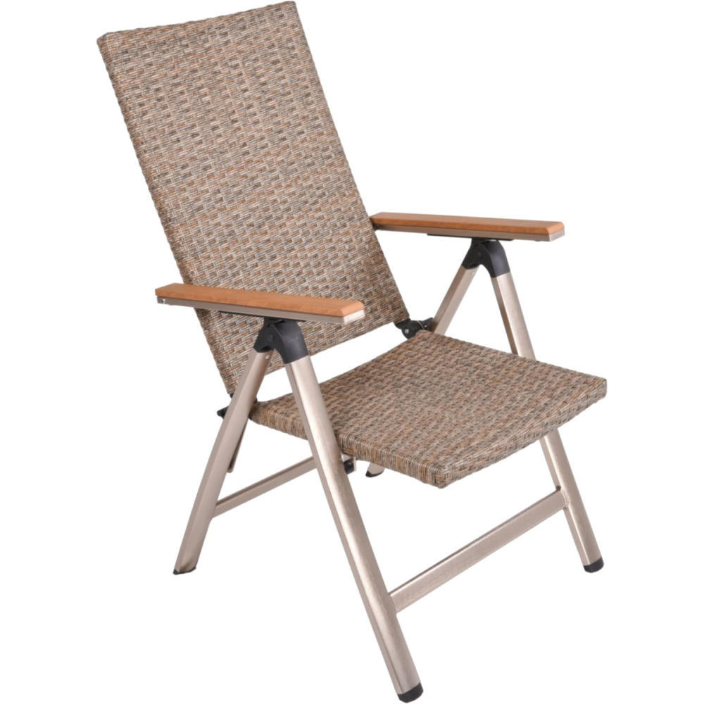 Garden Pleasure Hochlehner Florence champagner/grau 65 x 60 x 109 cm