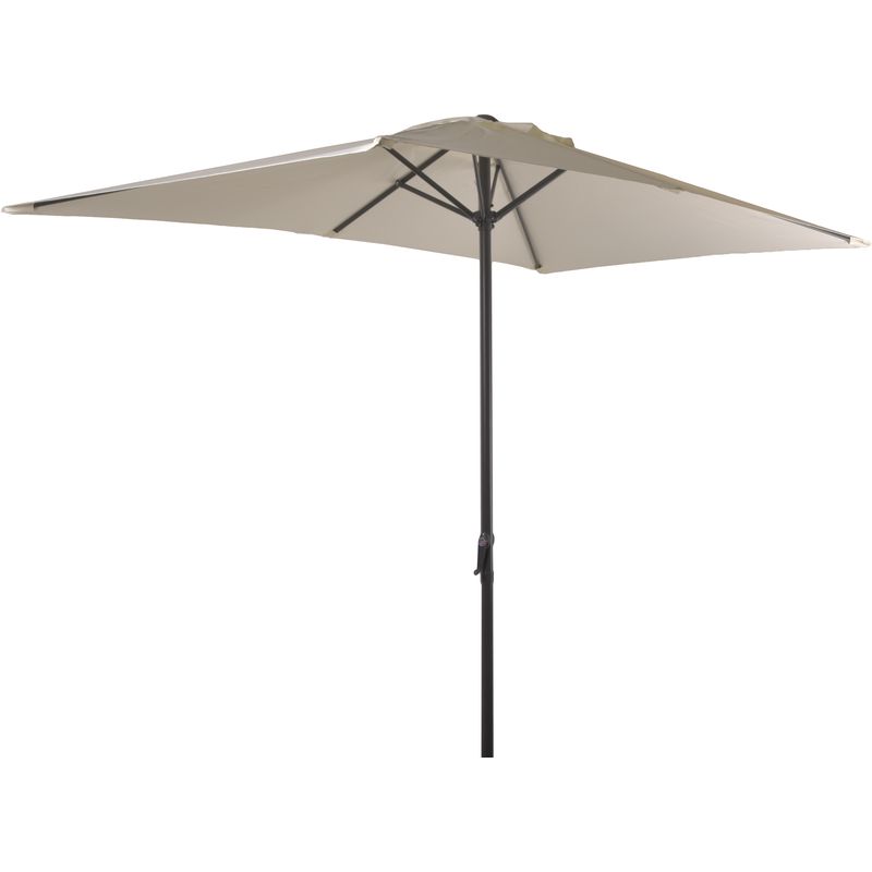 Garden Pleasure Sonnenschirm 250x145 cm creme-weiß