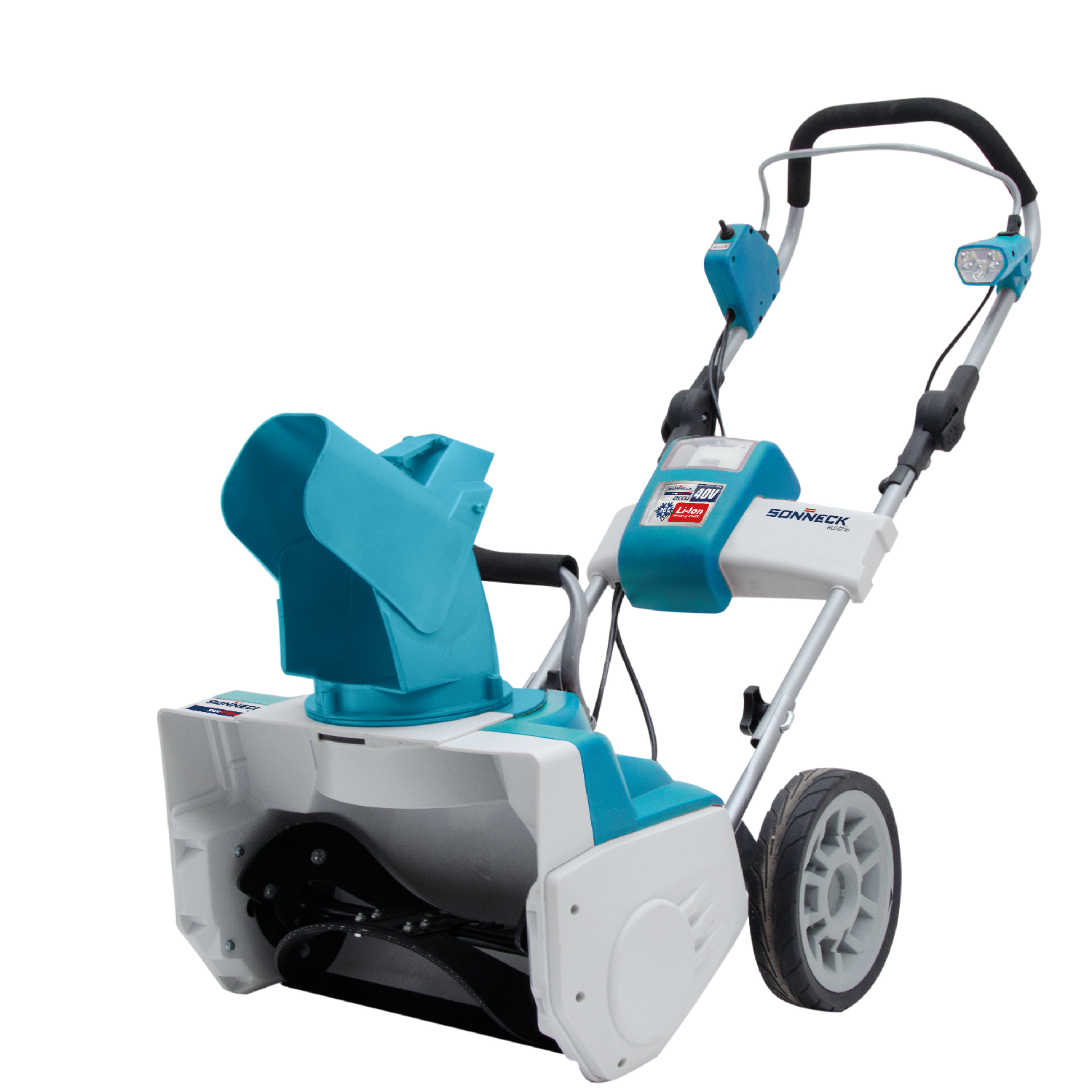 Sonneck Snowmaster Akku Schneefräse 450 mm 4Ah blau