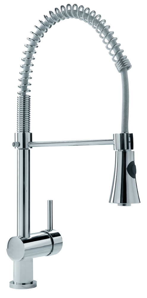Sanitop Einhandmischer Fresh für Spüle mit Feder und Brause, chrom