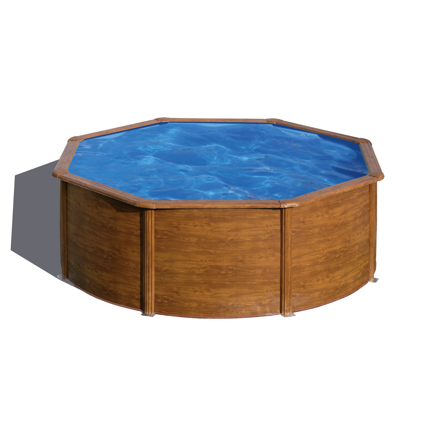 BWT MyPool Poolset Feeling rund Ø 3,50 x 1,20 m Holzoptik