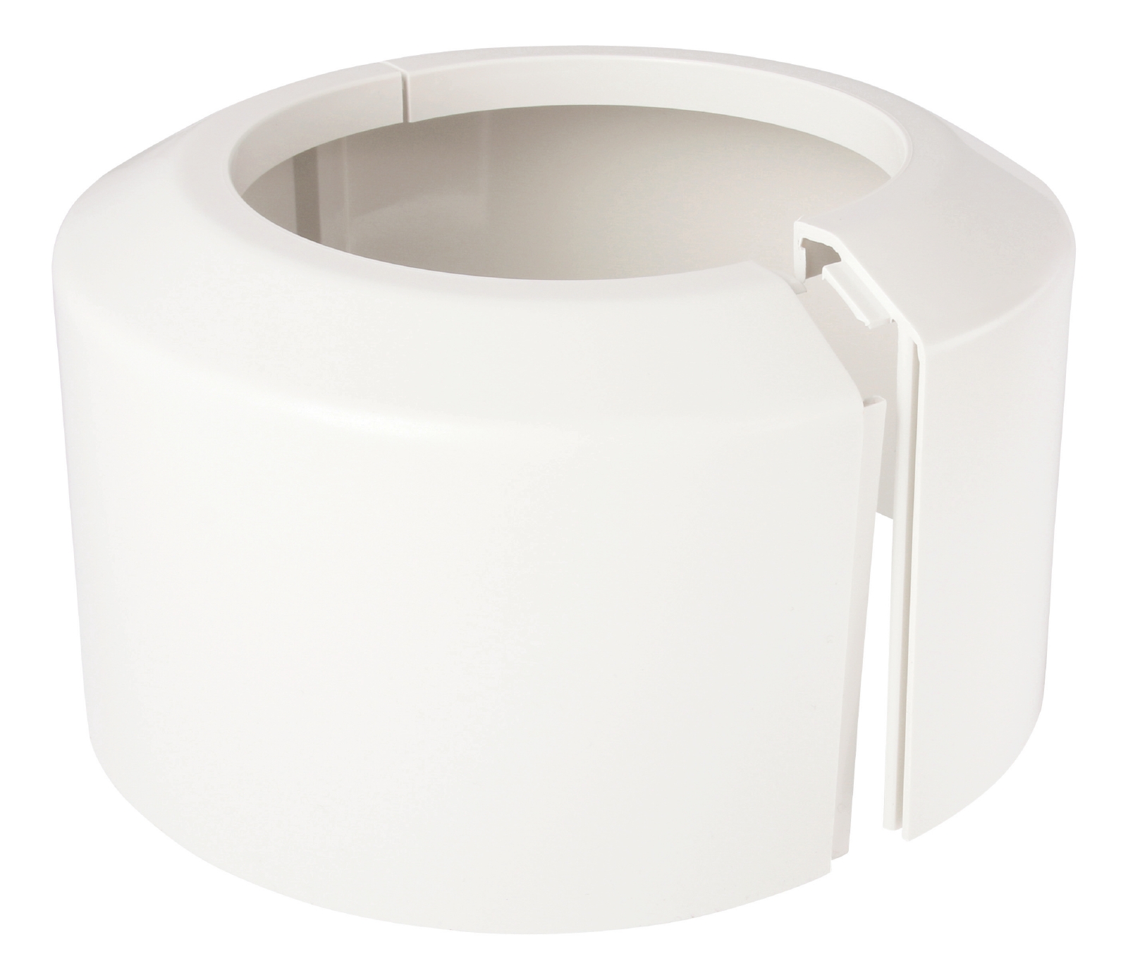 Sanitop Klapp-Rosette für Anschlussbogen/-rohr, weiß