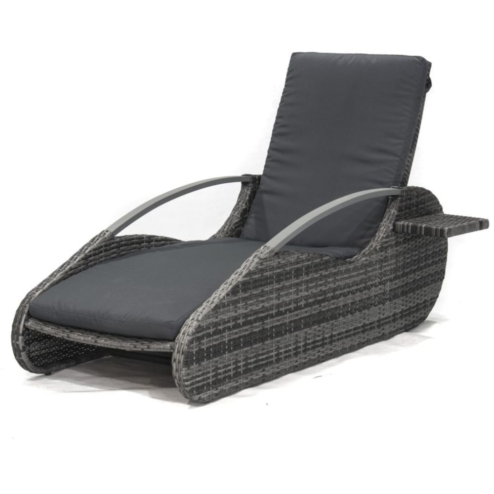 Garden Pleasure Lounger Alassio 194,5 x 62,5 x 66,5 cm