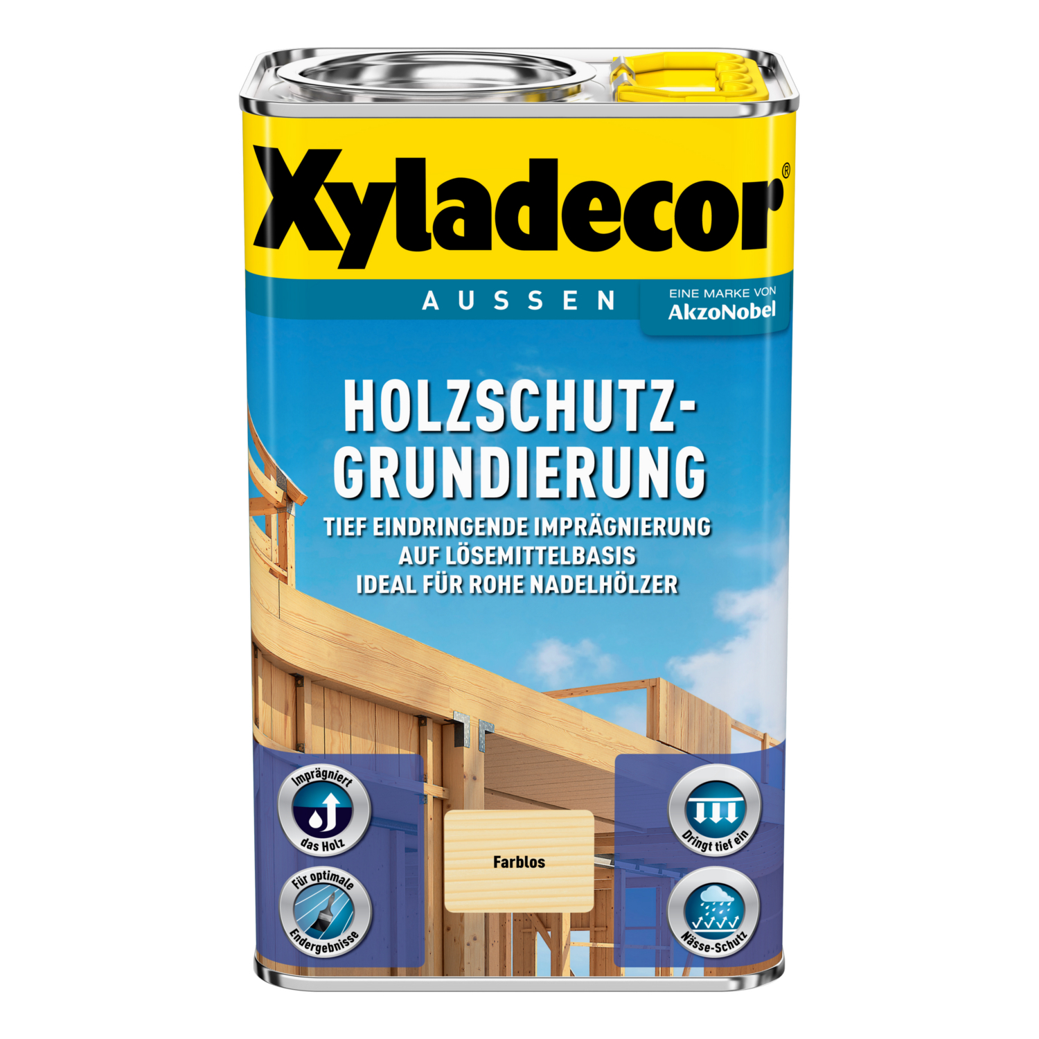 Xyladecor Holzschutz-Grundierung Lösemittelbasis 2,5 L