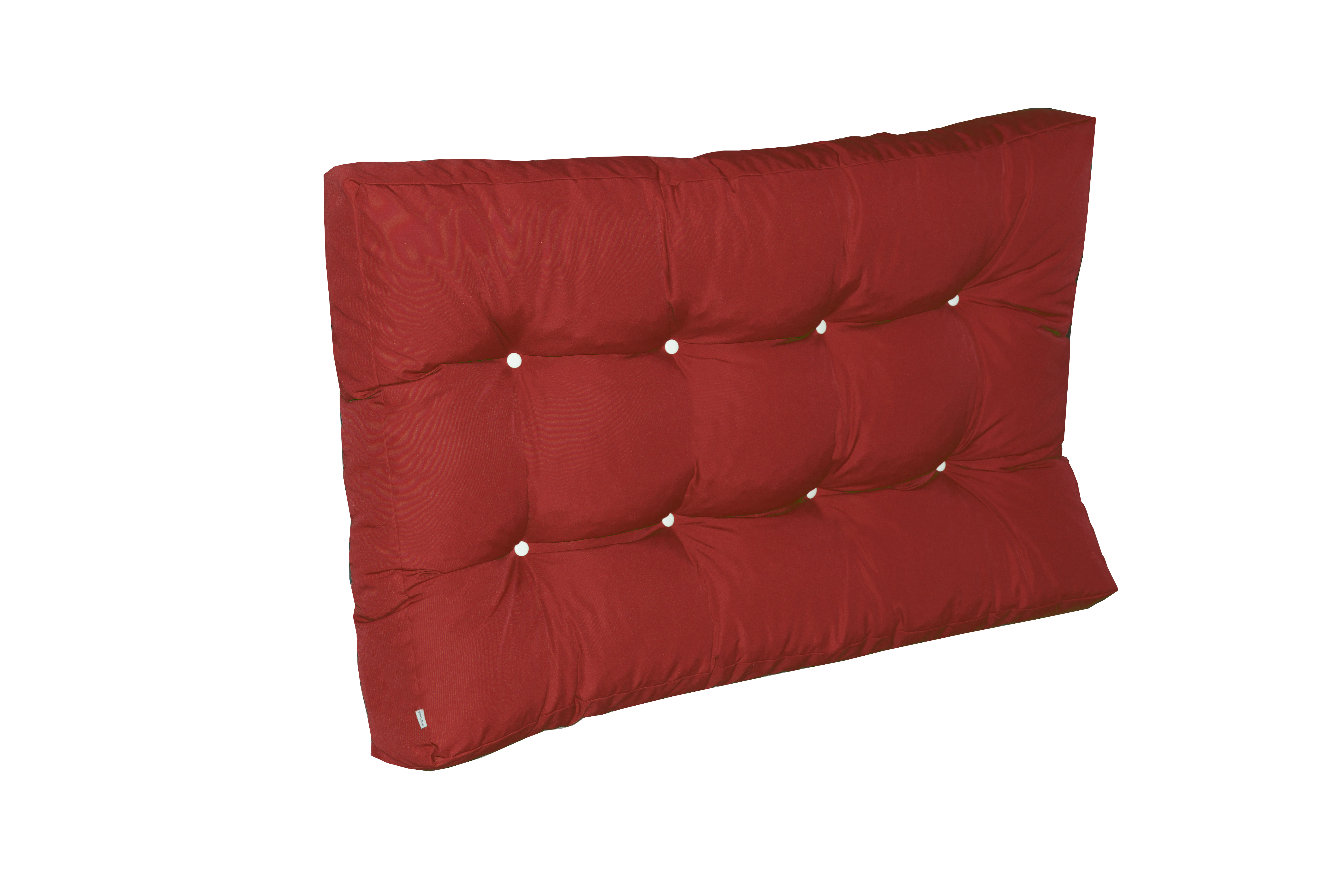 Doppler Paletten-Sitzkissen mit Flockenfüllung  120x80x15 cm rot