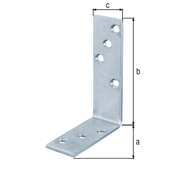 GAH Alberts Balkenwinkel 80 x 120 x 35 mm galvanisch verzinkt
