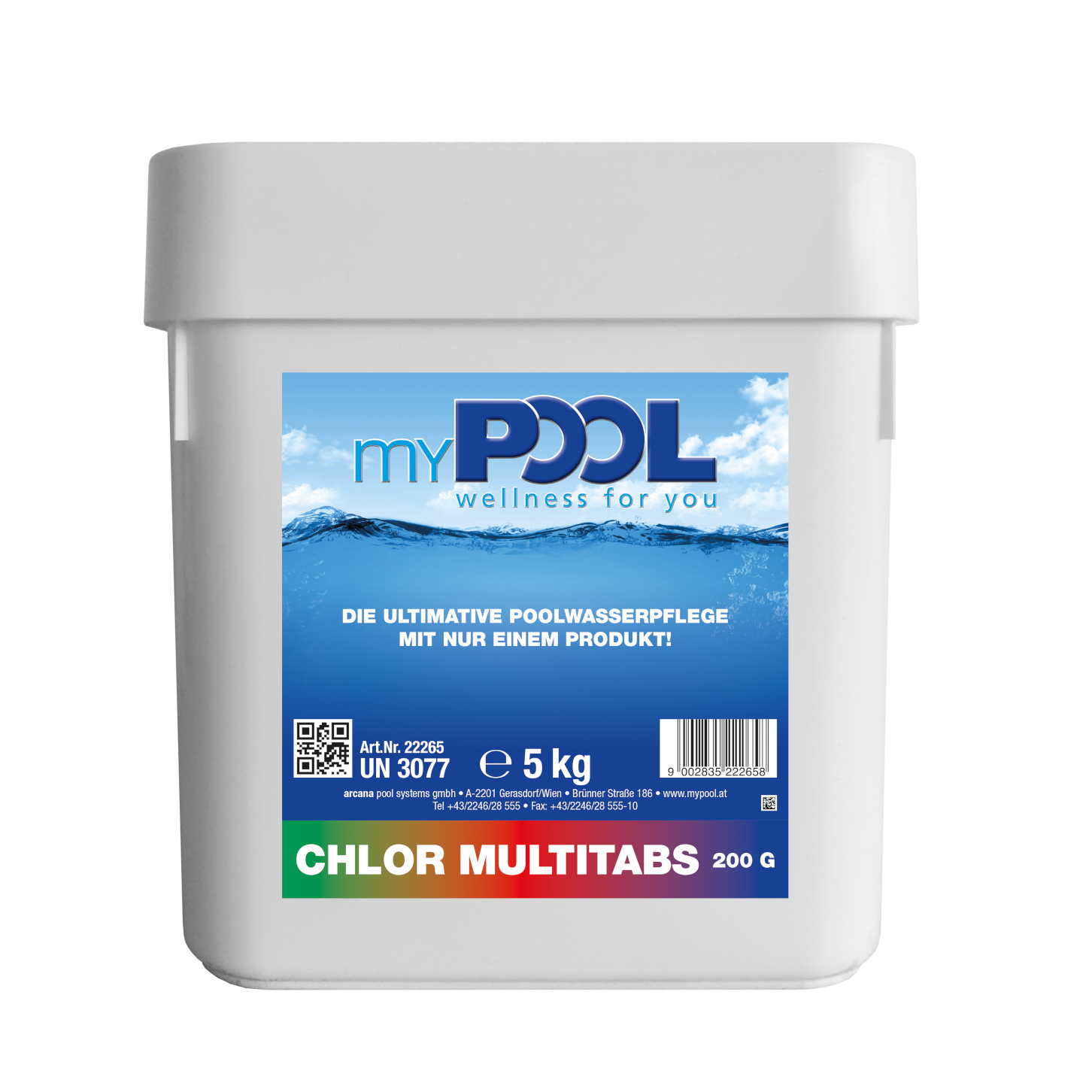 BWT MyPool Chlor Tabs Multi Tabletten 200 gr. 5 kg