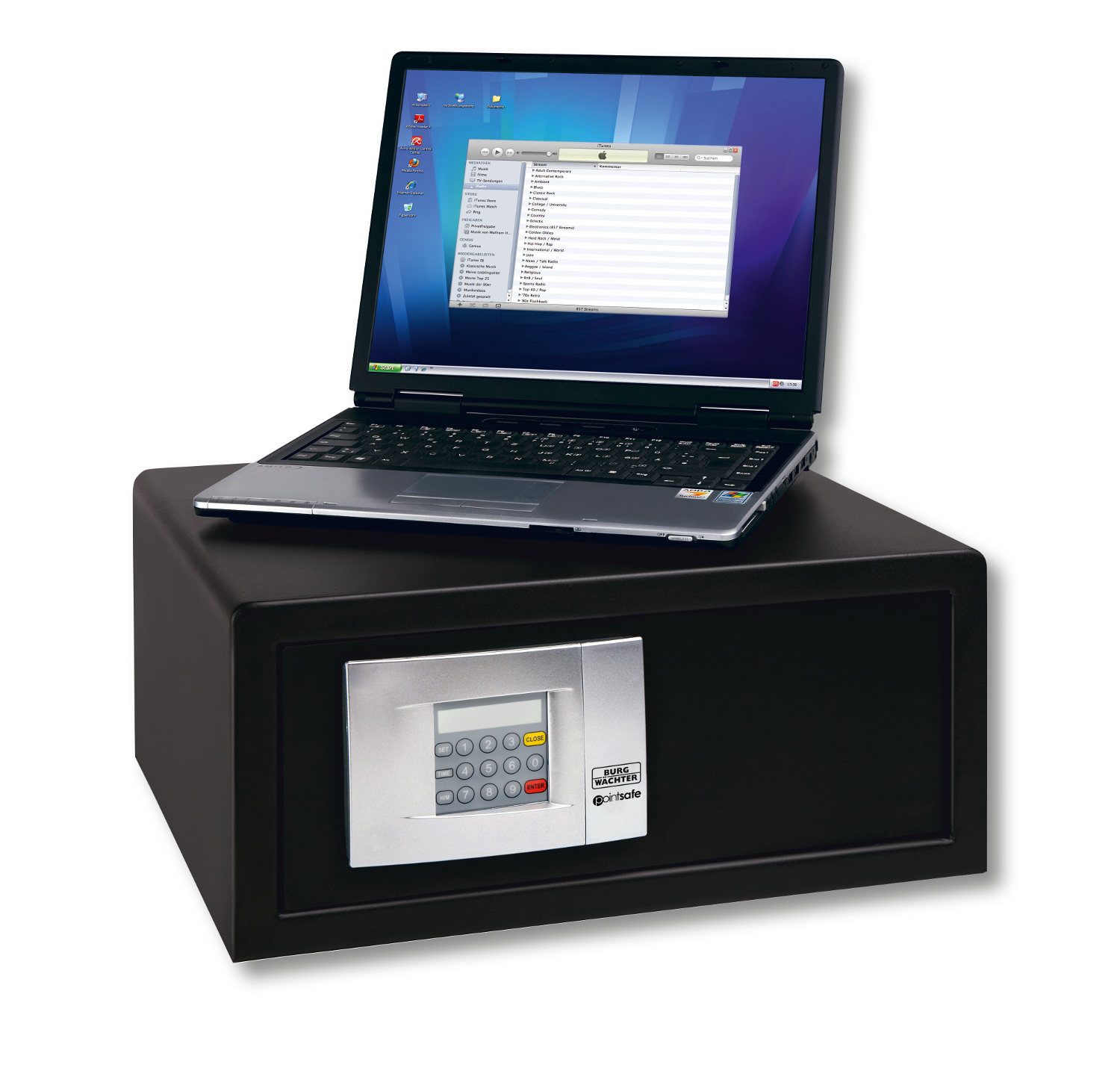 Burg Wächter Laptopsafe P 3 E Lap "Point" Ausführung E