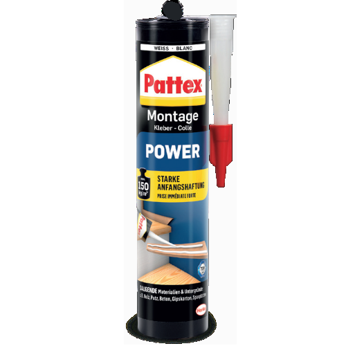 Pattex Montagekleber Power Weiß 370g