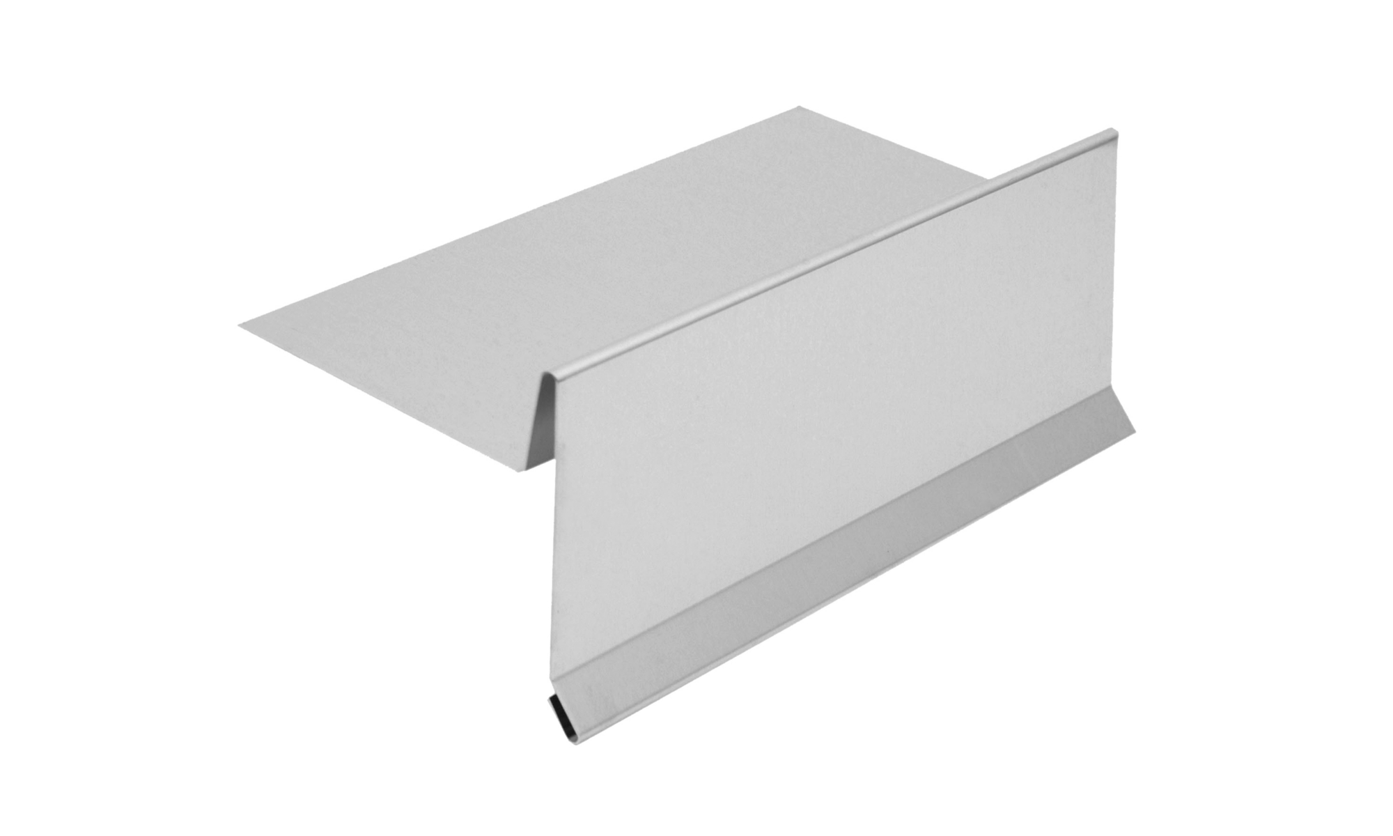 Sarei Ortblech ohne Wasserfalz, 104 x 35 x 95 mm, 200 cm lang, Aluminium natur